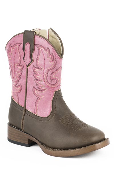 Roper Toddlers Texsis Cowboy Boots Style 09-017-1900-1702 Girls Boots from Roper