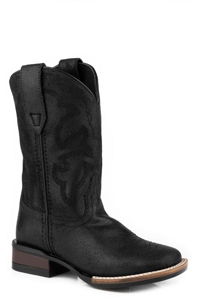 ROPER BOYS BLACK SQUARE TOE BOOTS STYLE 09-018-0911-3314 Boys Boots from Roper