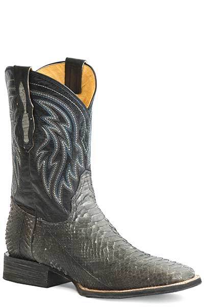 ROPER MENS PEYTON PYTHON SQUARE TOE BOOTS STYLE 09-020-6500-8547 Mens Boots from Roper
