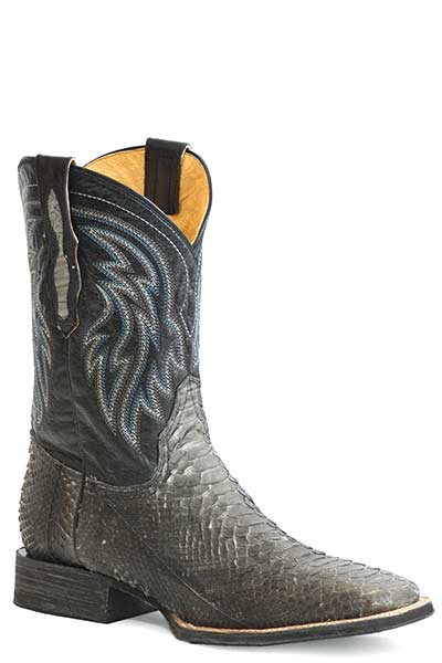 ROPER MENS PEYTON PYTHON SQUARE TOE BOOTS STYLE 09-020-6510-8547 Mens Boots from Roper
