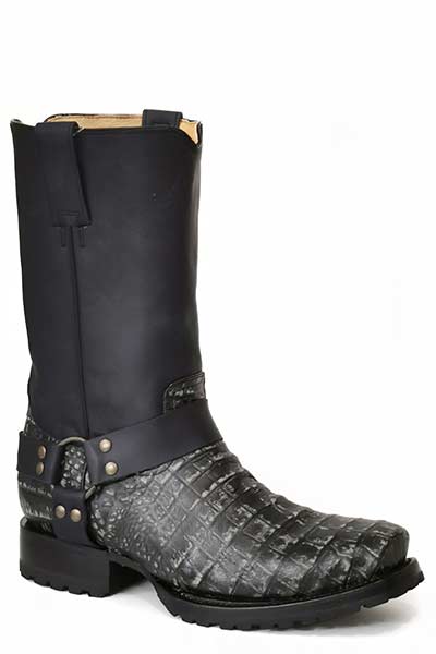 ROPER MENS CAIMAN HARNESS BIKER BOOTS STYLE 09-020-7801-8268 Mens Boots from Roper