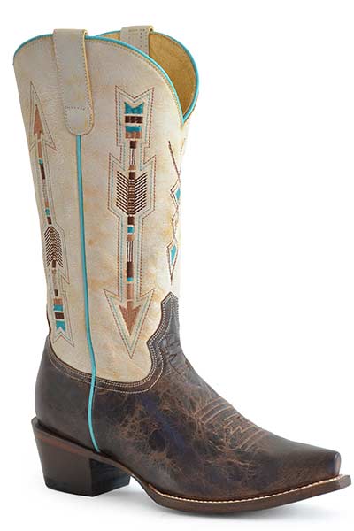 Roper Ladies Snip Toe Arrows Boot Style 09-021-7619-8387 Ladies Boots from Roper
