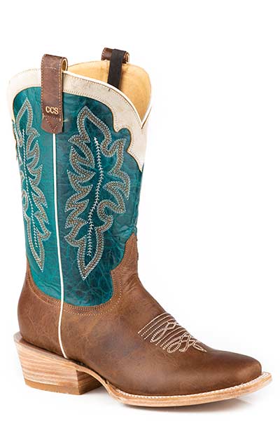 Roper Ladies Square Toe Ride Em Cowgirl Boot Style 09-021-8257-8592 Ladies Boots from Roper