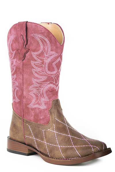 Roper Youth Girls Cross Cut Style 09-119-1900-0081 Girls Boots from Roper