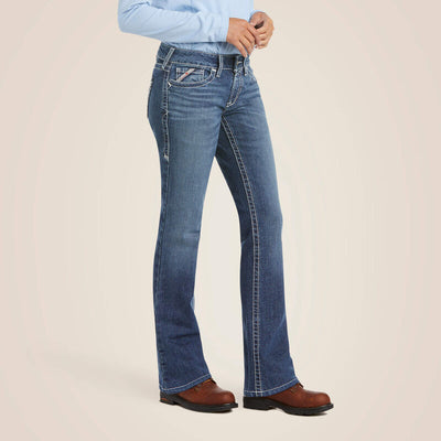 Ariat FR DuraStretch Entwined Boot Cut Jean Style 10019544 Ladies Jeans from Ariat