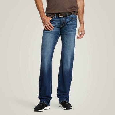 Ariat Mens M7 Rocker Stretch Nassau Stackable Straight Leg Jean Style 10032321 Mens Jeans from Ariat