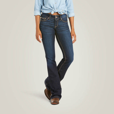 Ariat Ladies R.E.A.L. Mid Rise Arrow Fit Jocelyn Boot Cut Jean Style 10036087 Ladies Jeans from Ariat