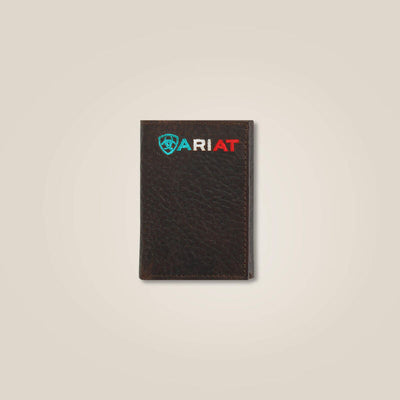Ariat Mens Mexico logo trifold wallet Style 10044193 MENS ACCESSORIES from Ariat