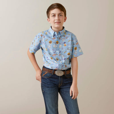 Ariat Maurico Classic Fit Shirt Style 10044920 Boys Shirts from Ariat