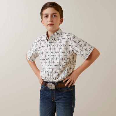 Ariat Otto Classic Fit Shirt Style 10044926 Boys Shirts from Ariat