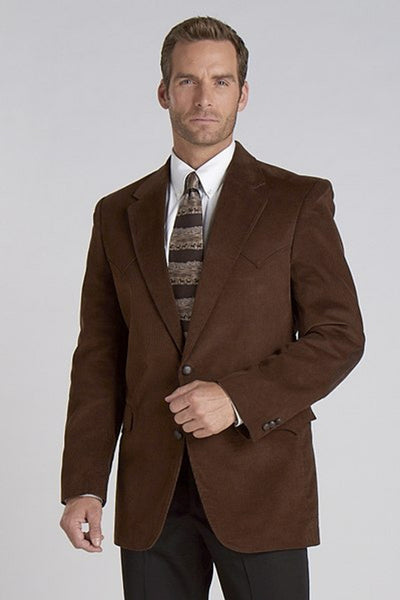 CIRCLE S LUBBOCK CORDUROY SPORT COAT STYLE CC4588-27 Mens Outerwear from Sidran/Suits