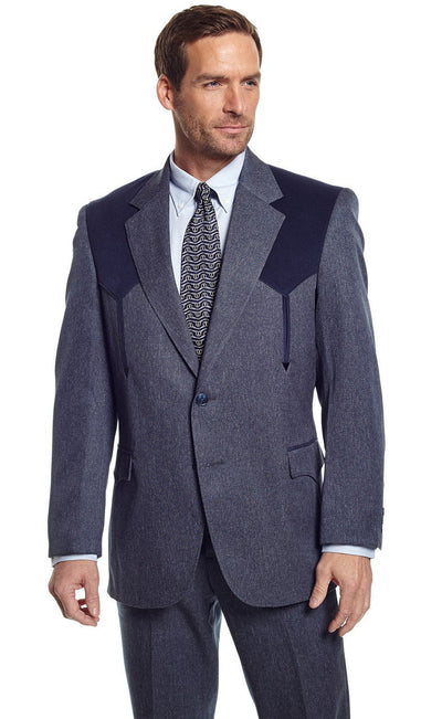 Circle S Heather Boise Sportcoat Heather Navy Style Number CC2976-10 Mens Outerwear from Sidran/Suits