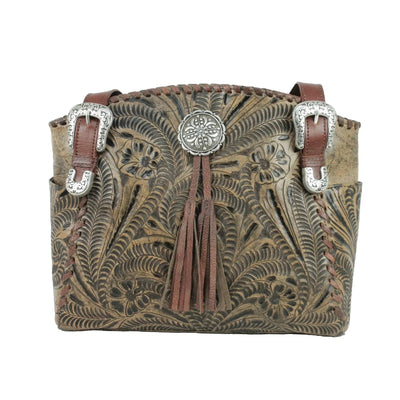 American West Lariats & Lace Tote W/Secret Compartment Style 7316780C Ladies Accessories from American west