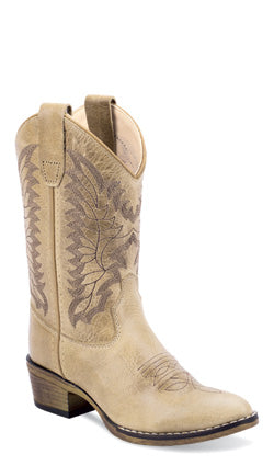 Jama Childrens Round Toe Cowboy Boots Style 8142 Girls Boots from Old West/Jama Boots