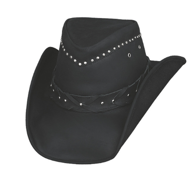 Bullhide Ladies Burnt Dust Leather Hat Style 4015BL Ladies Hats from Monte Carlo/Bullhide Hats