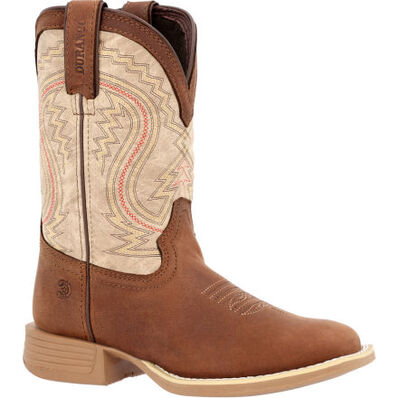 DURANGO LIL' REBEL PRO LITTLE KIDS' COFFEE AND BONE WESTERN BOOT STYLE DBT0241C Boys Boots from Durango