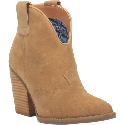 DINGO FLANNIE NATURAL LEATHER BOOTIE STYLE DI342WH3 Ladies Boots from Dingo