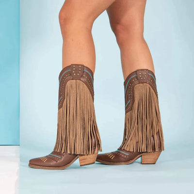 DINGO GYPSY LEATHER BOOT STYLE DI737BN- Premium Ladies Boots from Dingo Shop now at HAYLOFT WESTERN WEARfor Cowboy Boots, Cowboy Hats and Western Apparel