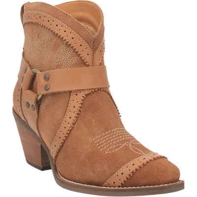 DINGO GUMMY BEAR LEATHER CAMEL BOOTIE STYLE DI747BG15 Ladies Boots from Dingo