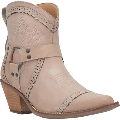 DINGO GUMMY BEAR LEATHER NATURAL BOOTIE STYLE DI747WH3 Ladies Boots from Dingo