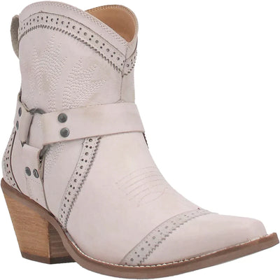 DINGO GUMMY BEAR LEATHER OFF WHITE BOOTIE STYLE DI747WH7 Ladies Boots from Dingo