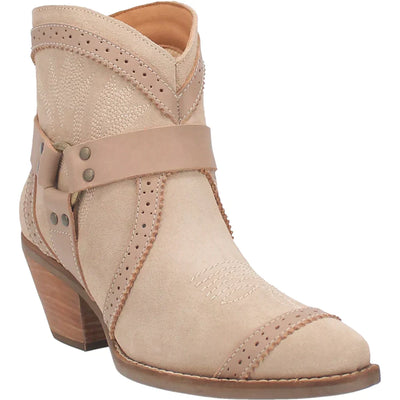 DINGO GUMMY BEAR LEATHER SAND SUEDE BOOTIE STYLE DI747BN189 Ladies Boots from Dingo