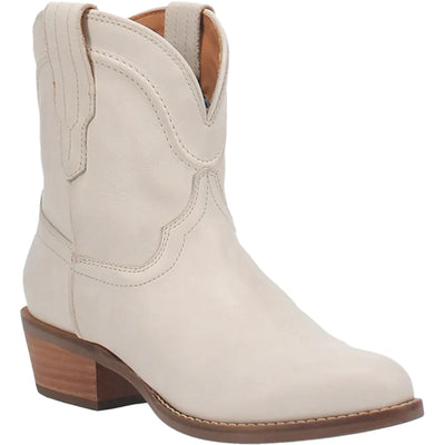 DINGO SEGUARO LEATHER WHITE BOOTIE STYLE DI825WH Ladies Boots from Dingo