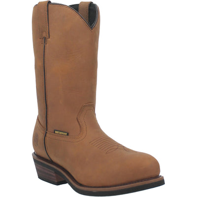 Dan Post Albuquerque Waterproof Distressed Leather Western Work Boots Style DP69681 Mens Workboots from Dan Post