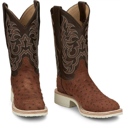 JUSTIN LADIES DAKOTA OSTRICH WESTERN BOOTS STYLE AQ8631 Ladies Boots from JUSTIN BOOT COMPANY