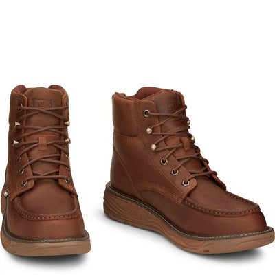 Justin Mens Rush Lace up WorkBoots Style SE470 Mens Boots from JUSTIN BOOT COMPANY