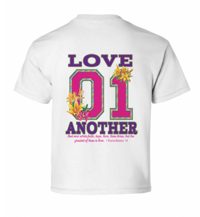 Christian Outfitters Love One Another Tshirt Style 5019V2 Girls Shirts from HAYLOFT WESTERN WEAR