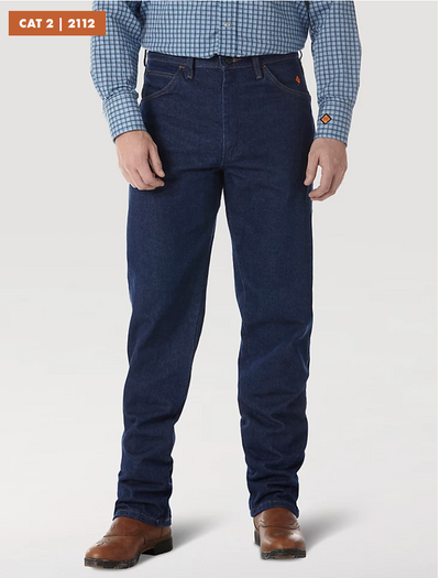 WRANGLER FR FLAME RESISTANT RELAXED FIT JEAN IN PREWASH STYLE FR31MWZ Mens Jeans from Wrangler