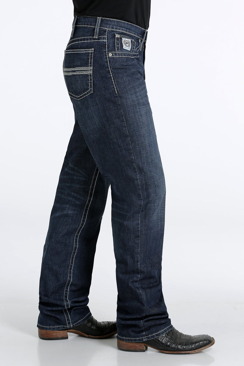 Cinch White Label (Boys) MB12882002 - Relaxed Fit Jeans (Indigo Dark Stonewash) main image 1
