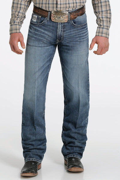 CINCH MEN'S RELAXED FIT WHITE LABEL - MEDIUM STONEWASH STYLE MB92834045 Mens Jeans from Cinch