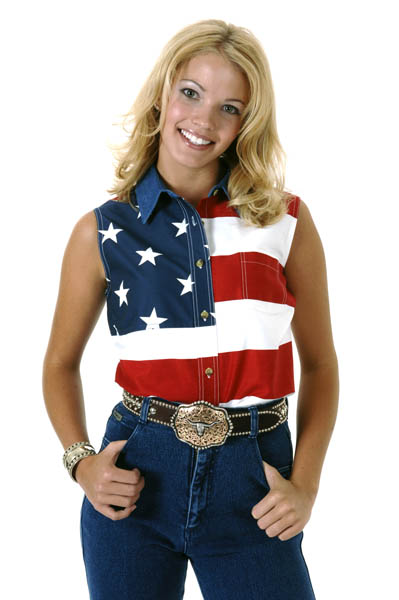 Roper Ladies All American Shirt Style 03-052-0185-0101 Ladies Shirts from Roper
