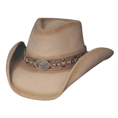 Bullhide Hats Gunfighters Collection B. Kidd Sand Cowboy Hat Style 0437S Mens Hats from Monte Carlo/Bullhide Hats