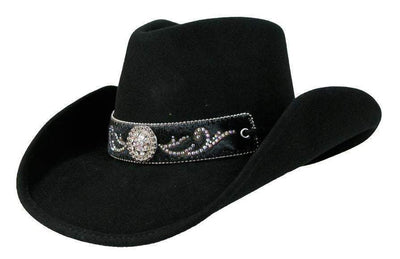 Bullhide Hats Hangin' Out Extra Large Black Cowboy Hat Style 0682Bl Ladies Hats from Monte Carlo/Bullhide Hats