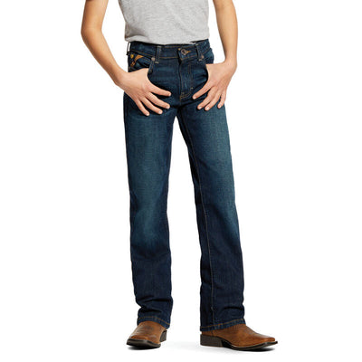 Ariat B5 Slim Stretch Legacy Stackable Straight Leg Jean Style 10023450 Boys Jeans from Ariat