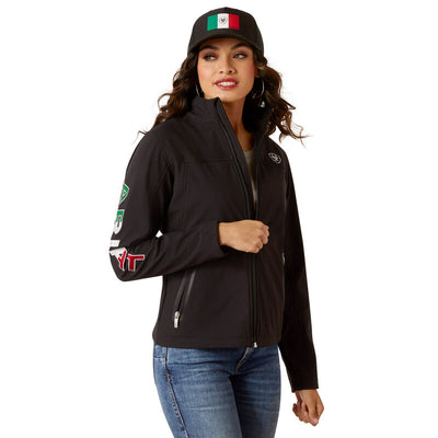 Ariat Ladies Classic Team Softshell MEXICO Jacket Style 10031428 Ladies Outerwear from Ariat