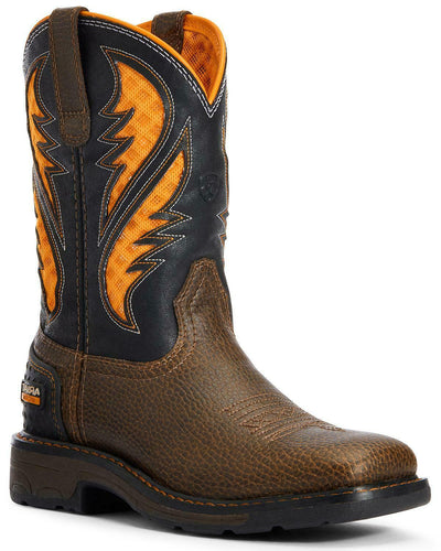Ariat Boys' VentTEK Western Work Boot Style 10034159 Boys Boots from Ariat