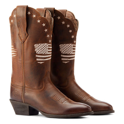 Ariat Heritage R Toe Liberty StretchFit Western Ladies Boot Style 10044541 Ladies Boots from Ariat
