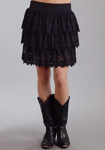 Stetson Ladies Collection Tier Lace Skirt Style 11-060-0539-0643 Ladies Dresses/Skirts from Stetson Boots and Apparel