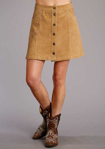 Stetson Ladies Collection Lamb Suede Skirt Style 11-060-0539-6050 Ladies Dresses/Skirts from Stetson Boots and Apparel