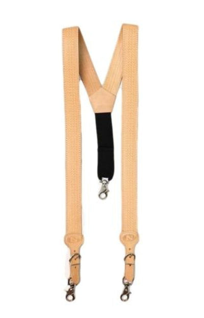 MF Western Nocona Suspenders Natural Style N85124-48 MENS ACCESSORIES from MF Western