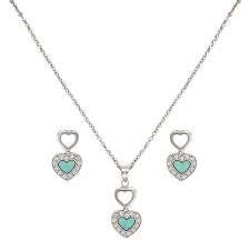 Montana Silversmith River Lights in Love Jewelry Set Style JS2537 ladies Jewelry from Montana Silversmith