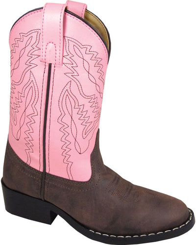 Smoky Mountain Youth Girls Monterey Western Round Toe Boots Style 1574Y Girls Boots from Smoky Mountain Boots
