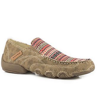 Roper Ladies Daisy Tan Driving Mocs Style 09-021-1776-2040 Ladies Casual Shoes from Roper