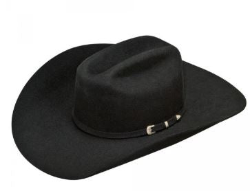 MF Western Ariat 2X Black Wool Western Cowboy Hat A7520001 Mens Hats from MF Western