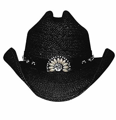 Bullhide Hats Itchygoonie Straw Western Cowboy Hat Style 2223BL Ladies Hats from Monte Carlo/Bullhide Hats