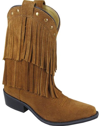 Smoky Mountain Girls Wisteria Western Medium Toe Boots Style 3514C Girls Boots from Smoky Mountain Boots